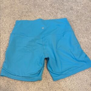 lululemon athletica Size 8 Women's Teal Bike Shorts (6’)